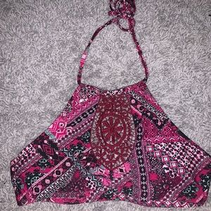 Cute High Neck bikini top